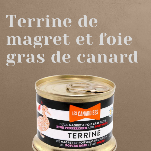 Terrine de magret et foie gras de canard